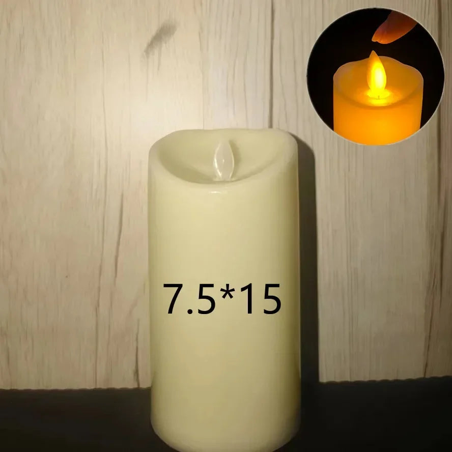 Flameless Flickering LED Candles