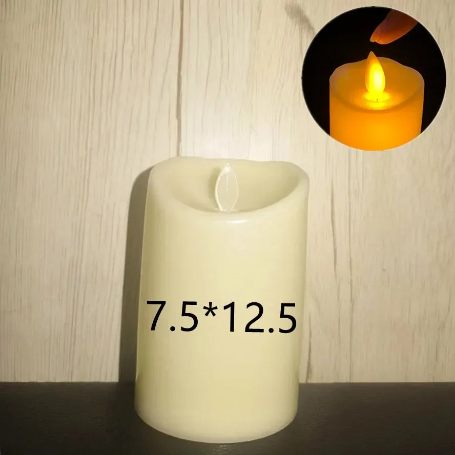 Flameless Flickering LED Candles