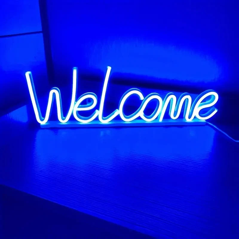 Welcome Neon LED Sign