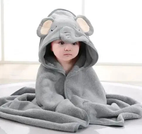 Infant Bath Towel Blankets Swaddle With Hood