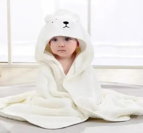 Infant Bath Towel Blankets Swaddle With Hood